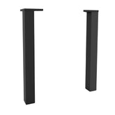 Juego 2 patas NEGRO Altura 230 mm - BañoClick